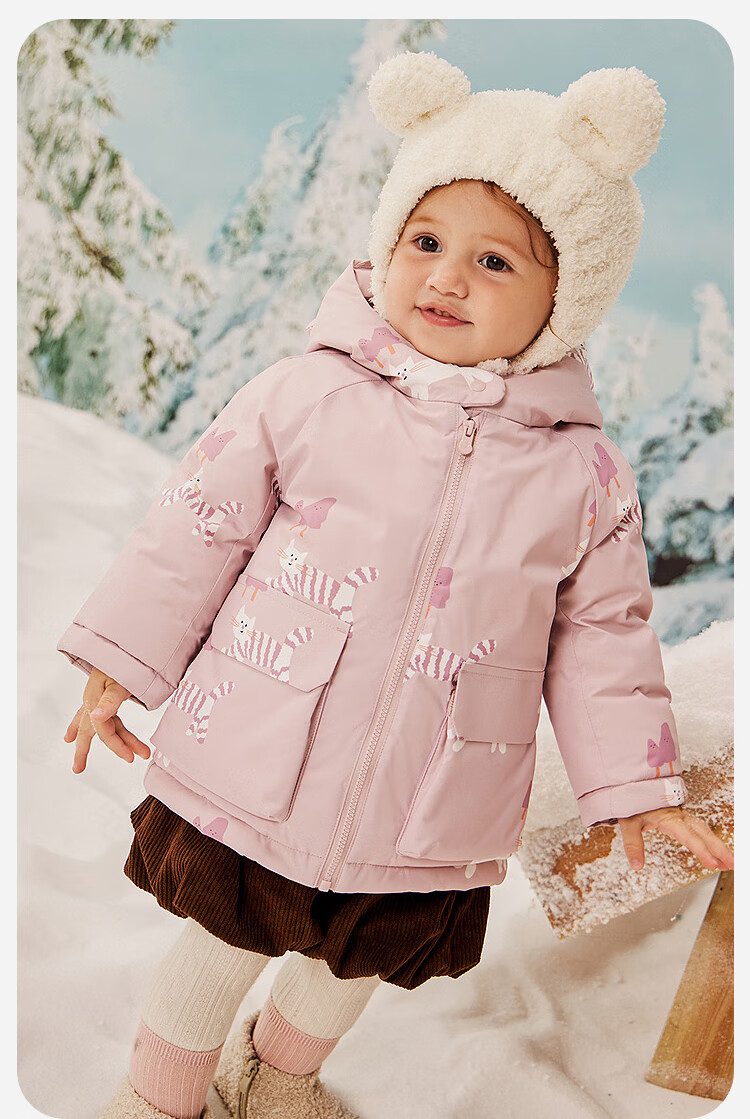Minibala [Three-proof] Kids Boys and Girls Thickened Down Jacket Baby Winter Down Coat 2025 11