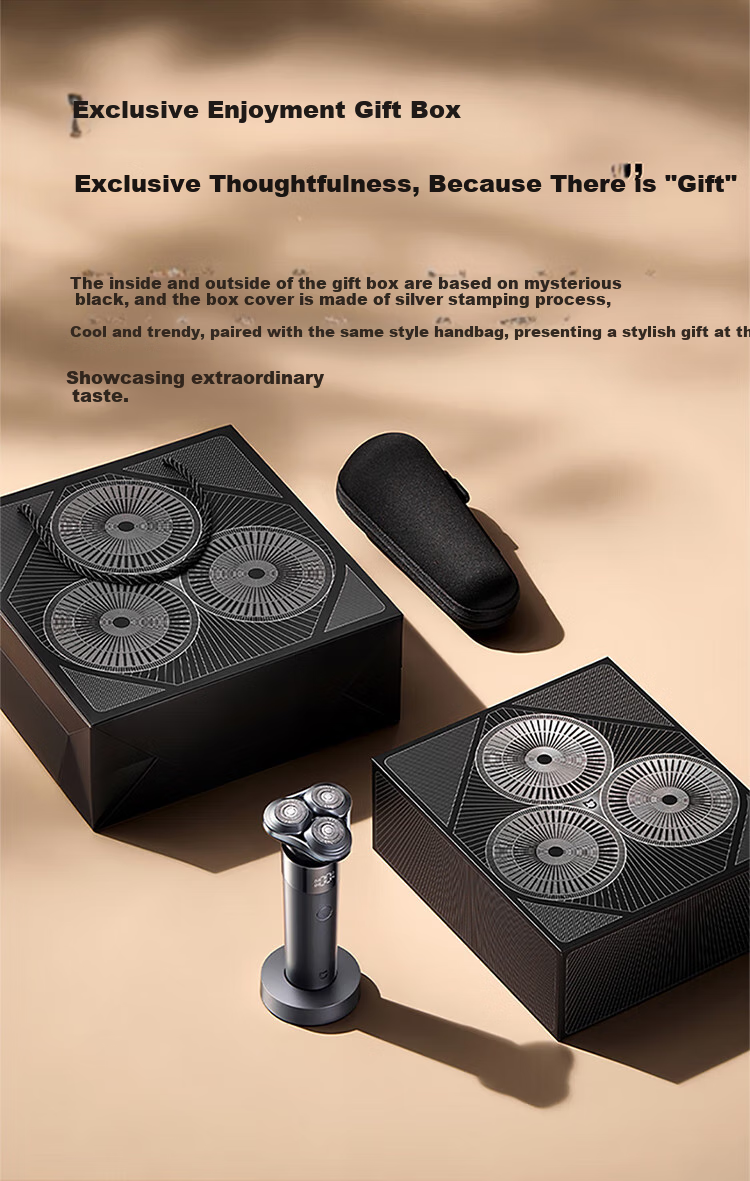 Mijia [Mid-Autumn Festival Gift] Electric Shaver S302, Xiaomi Rotary Razor, Double-Ring Curved Blade Net, Floating Close-Shave Razor, Gift for Father Or Boyfriend on Holidays 10
