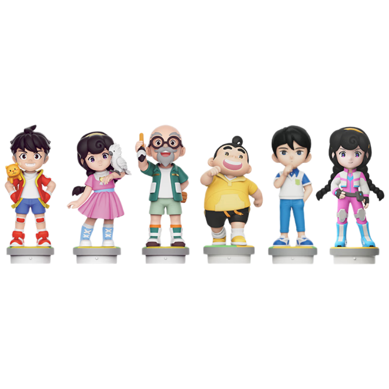 Kaishu Storytelling Magical Library Doll 1-6 Early Education Machine Children's Enlightenment Educational Toy Birthday Gift for Boys and Girls