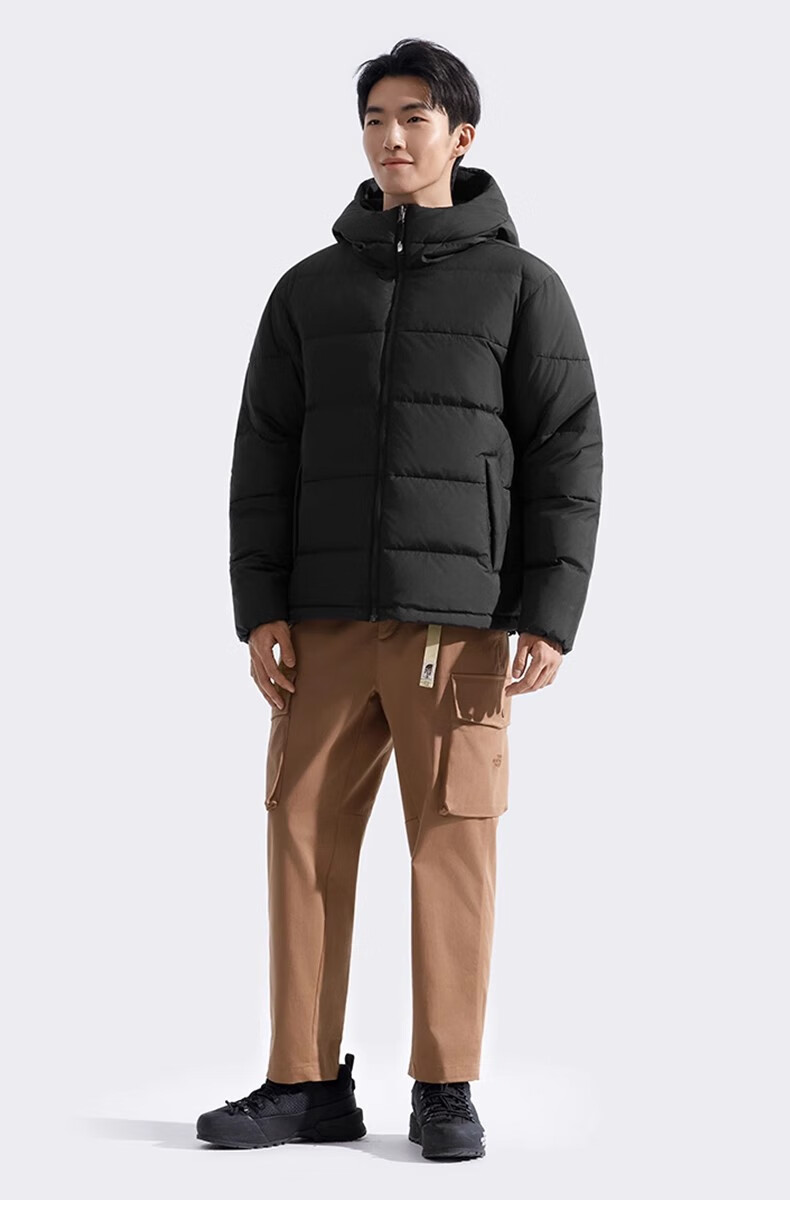 The North Face Men's Outdoor Goose Down Water-Repellent Warm Jacket 8GK1 Black/JK3 L 1