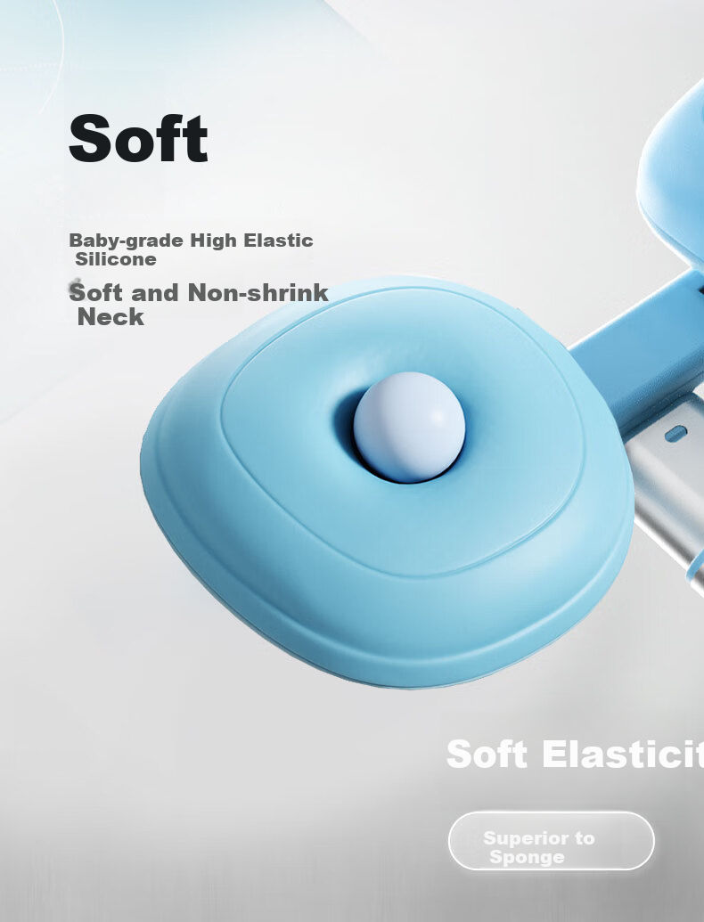 Jianqiaoshu [Lowest Price Online] Posture Corrector for Children's Desktop Version, Elementary School Student Anti-Low Head Writing Posture Corrector, Anti-Hunchback Back-To Gift, Sea Salt Blue 12