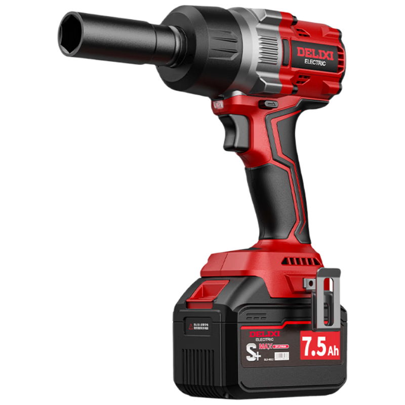 Delixi Electric Brushless 21V Lithium Battery Electric Wrench High Torque Frame Worker Electric Impact Wrench Auto Repair Electric Wrench DLX-CY970