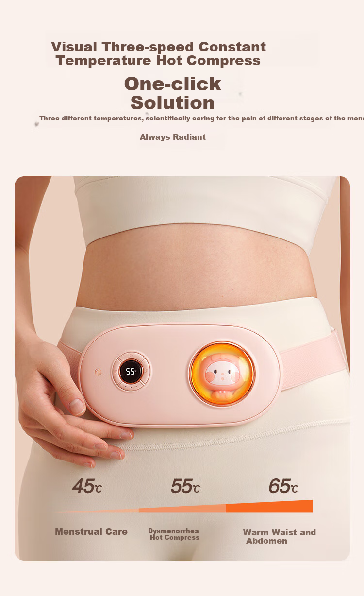 JD Original Moonlight Planet Warm Uterus Belt, Menstrual Pain Relief Hot Compress Heating Pad, Birthday Gift for Wome 5