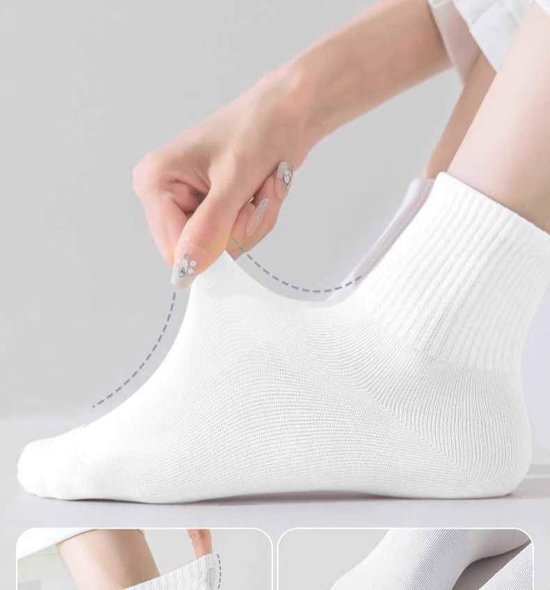 YUZHAOLIN Disposable Socks for Men And Women, Daily Wear, No-Wash, Travel, Breathable, Odor-Resistant, Quick-Dry Socks 1