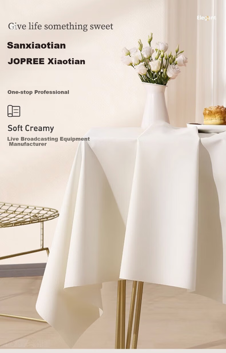 Jingxun Cream-Colored Tablecloth, Oil-Proof, Waterproof, Non-Slip, Washable Coffee Table Cover, Dining Table Cloth, Off-White, 1.4*1.8M 2