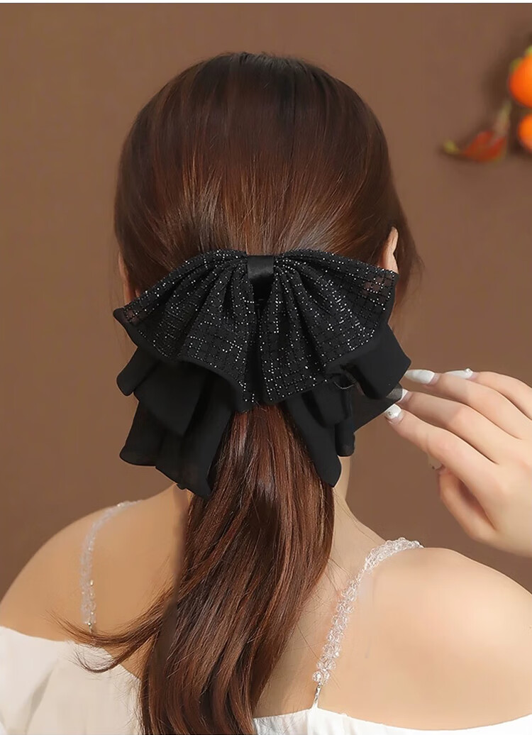 LiQing Butterfly Bow Mini Hair Claw Clips [2 Pieces] Hairpins for Forehead Bangs Side Hair Accessories Gift for Girlfriend Festival 6