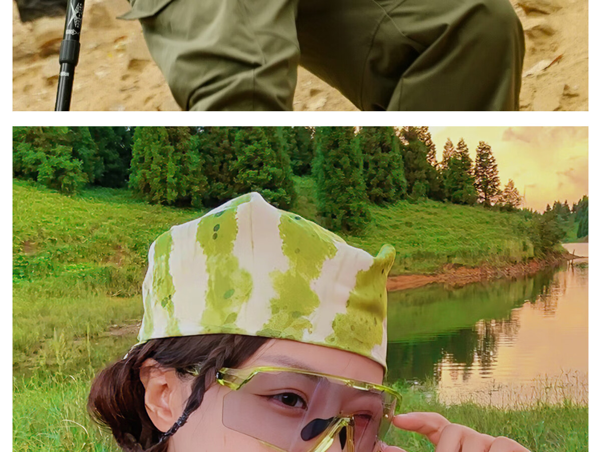 KAPVOE Colorful Hiking And Mountaineering Glasses, Snow-Climbing Polarized Windproof Sand-Proof UV Protection Goggles 27