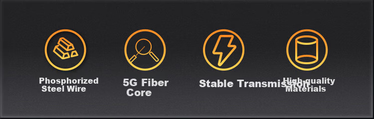 SUHAO GYXTW Core Bundled Outdoor Optical Cable, 12-Core Optical Cable 1 Meter, Single-Mode Armored Optical Cable for Overhead And Underground Installation, Outdoor Fiber Optic Cable, SH-GYXTW 2
