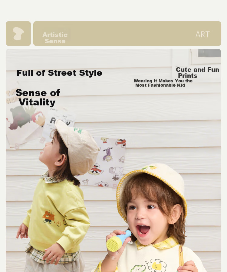 BALABALA balaOne Children's Clothing Kids' Sweatshirt Baby Boys Girls 2025 Autumn Wear Infant Top 208325121201 5