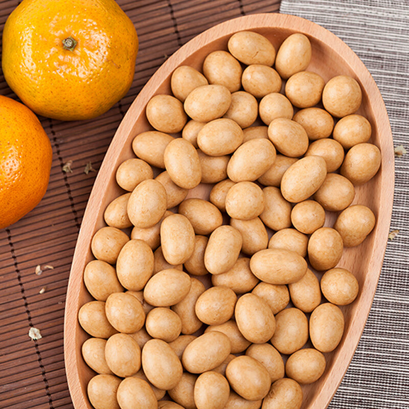 如水 鱼皮花生330g 烘焙坚果下酒菜网红休闲零食一口回到小时候花生仁