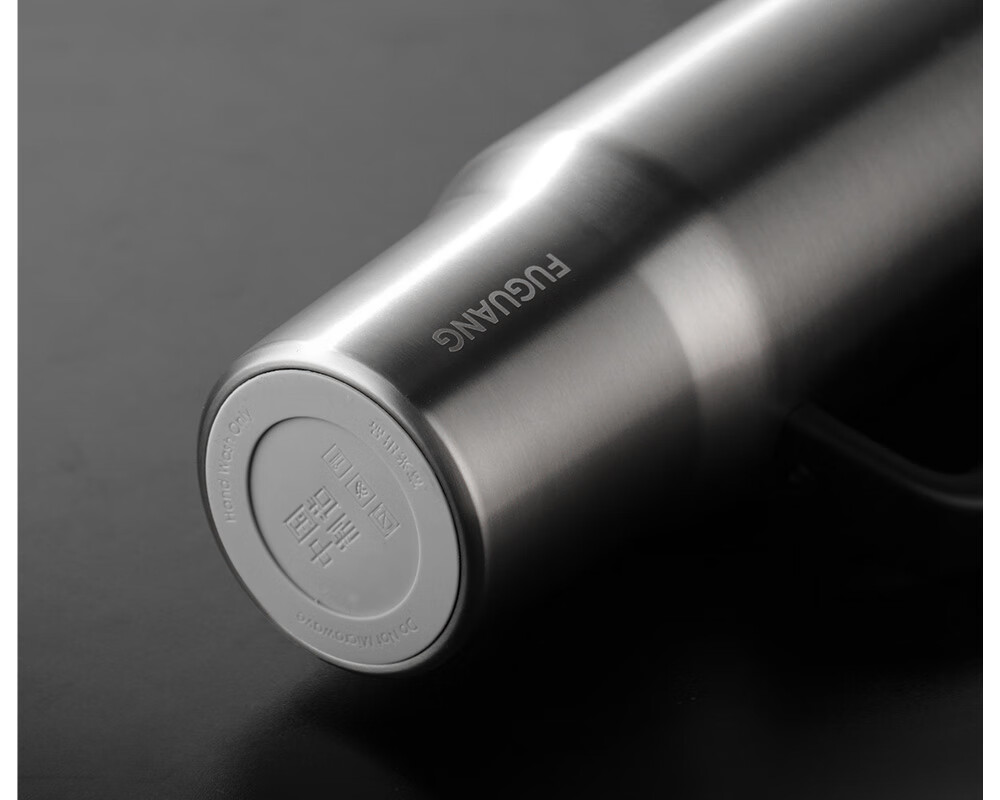 Fuguang 316L Straw Insulated Cup, Large Capacity, Sealed, for Men And Women, Ice King Cup, Giant Water Bottle, Tea Infuser Cup, Natural Color 4