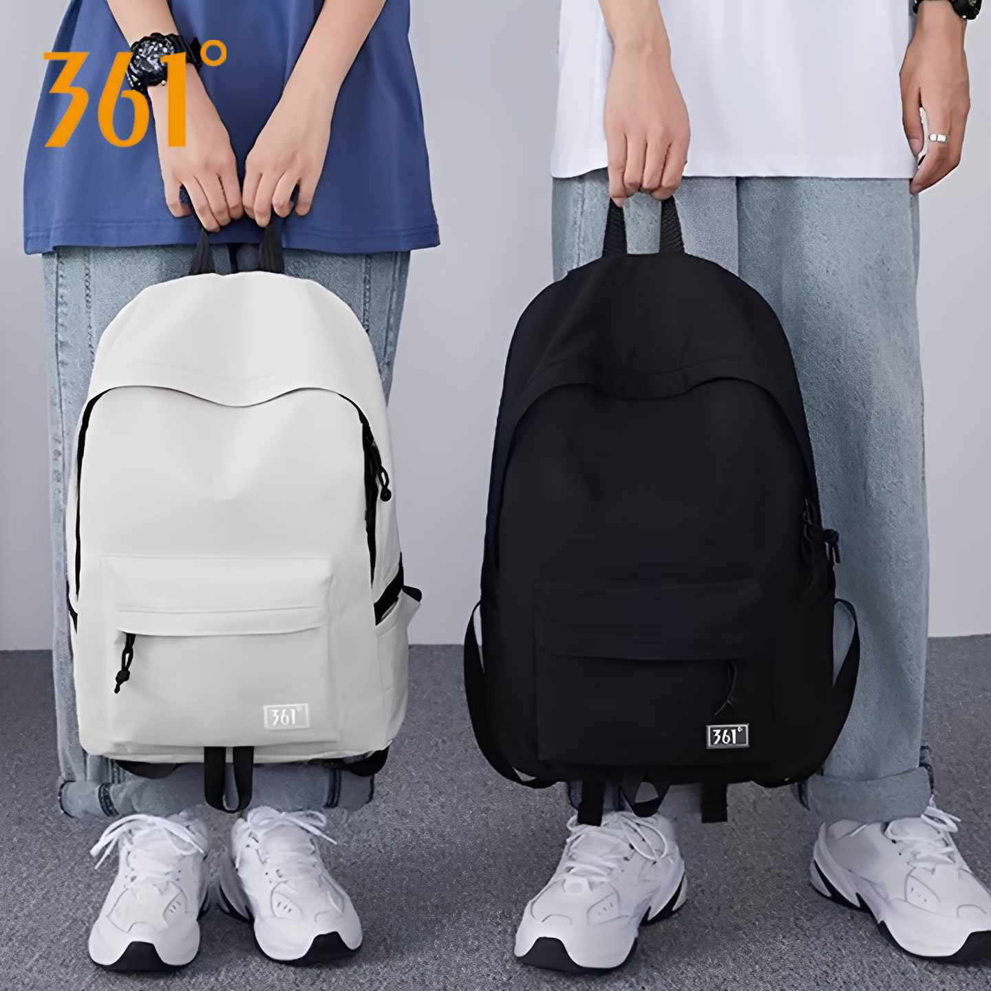 361° Men's Backpack Large Capacity 2025 New Casual Travel Lightweight School Bag for High School and College Students