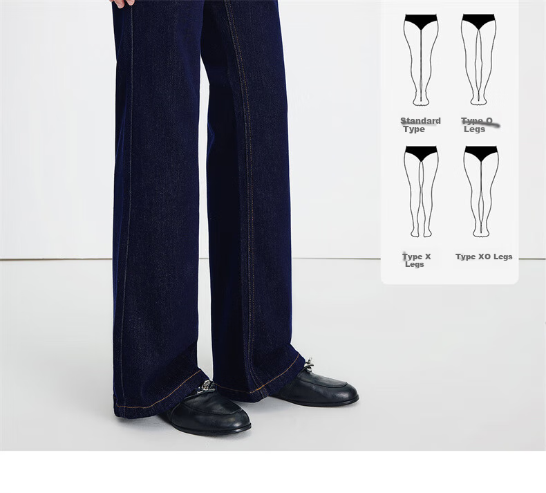 Navigare Small Sailboat Brushed Skin-Friendly Washable Jeans, Autumn And Winter Style, Women's Lyocell Trousers, Flared Pants, 2342575508 13