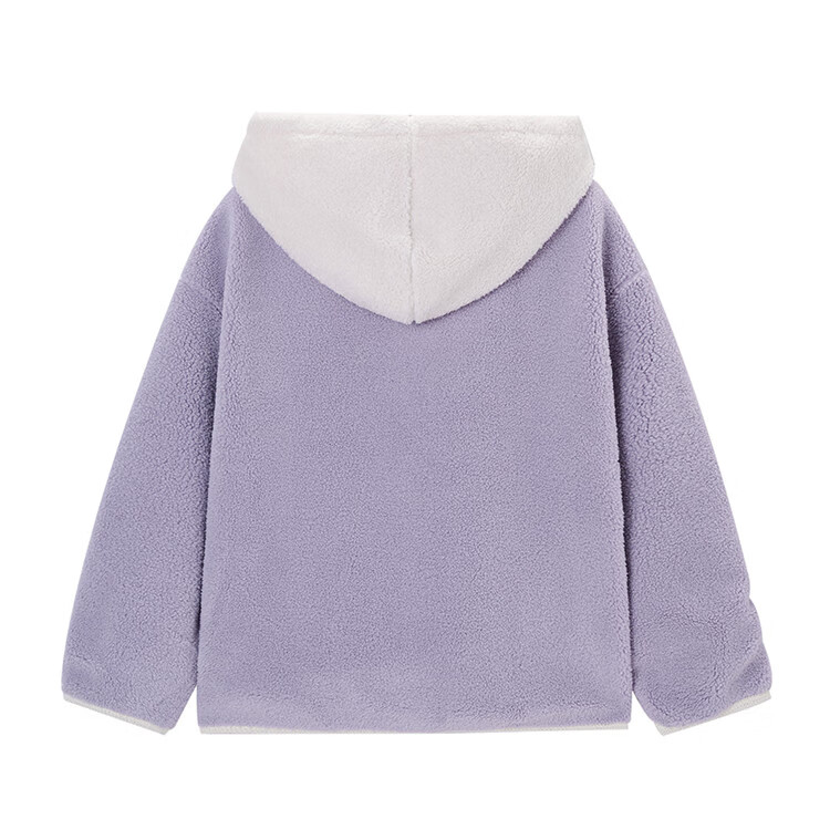 Demana Winter Love Song Autumn Winter Patchwork Hooded Short Lamb Wool Coat Women Gentle Age-Reducing Jacket 8