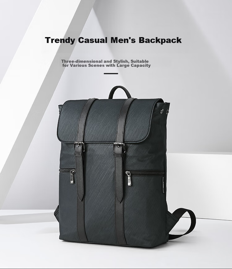 Goldlion Men's Backpack, Fashionable Large Capacity Laptop Bag, Birthday Gift 1