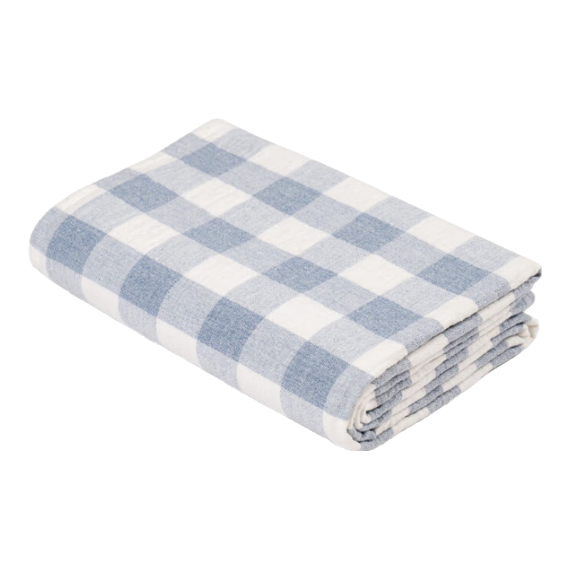 JD Original Pure Cotton Gauze Blanket, 100% Cotton Air Conditioning Quilt Towel Blanket Class A Blanket Summer Cool Quilt, Sky Blue, 2x2.3m
