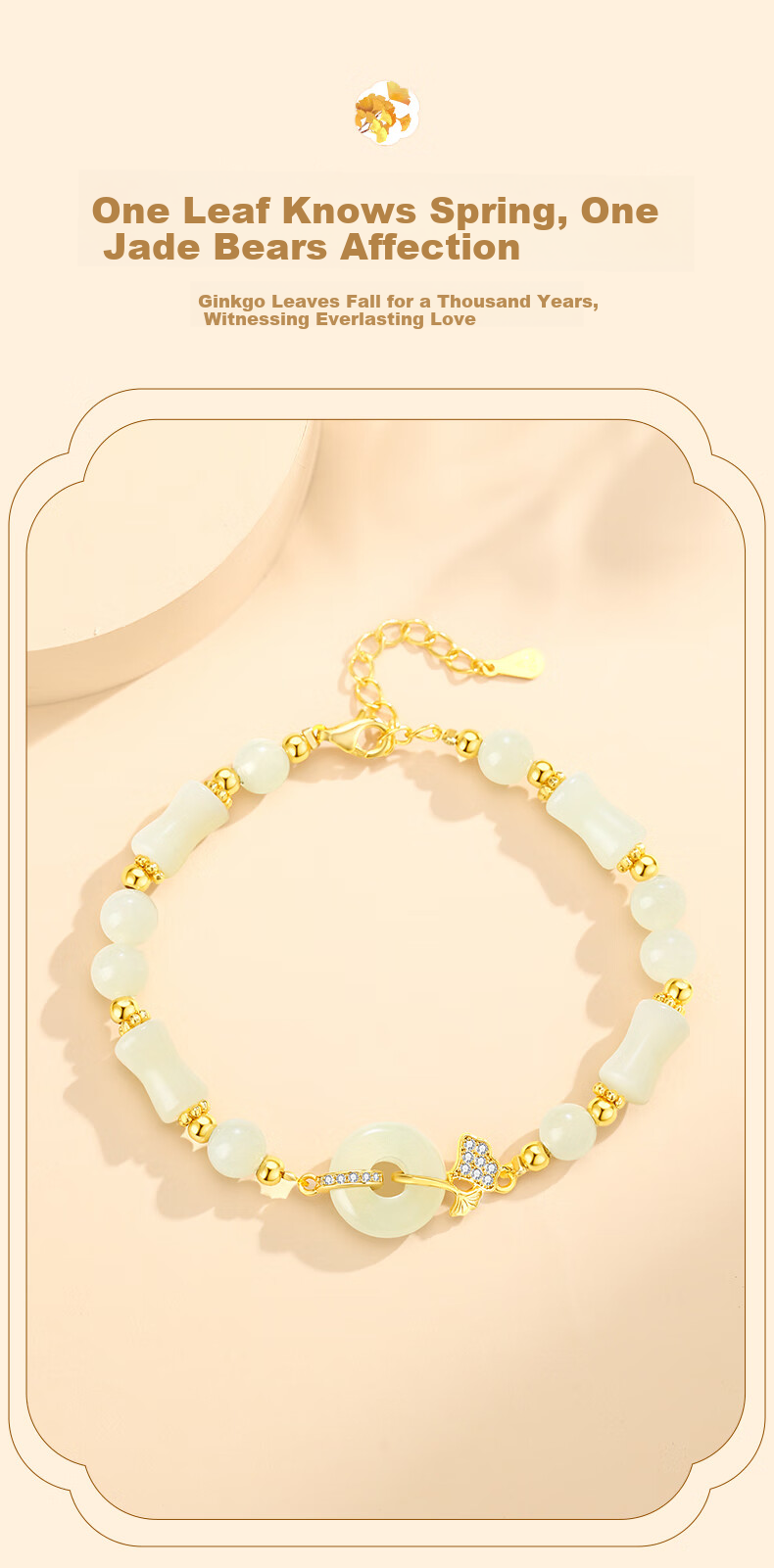 GLTEN Hetian Jade Bracelet Silver Bracelet for Women, 2026 New Light Luxury Jewelry, Birthday Gift, Anniversary Present for Girlfriend Or Wife 4