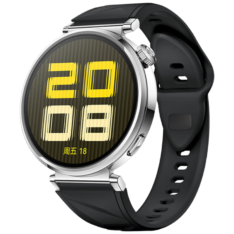 Watchbond Compatible Watch Band for Huawei Watch GT5, 41mm Women's Watch5 Fluorine Rubber Strap, Universal for GT5/GT5Pro, 18mm Smart Sports Watch Wristband Accessory