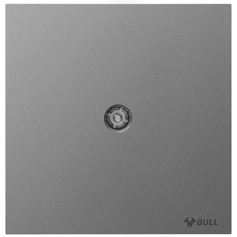 BULL Switch Socket G57 Butterfly Ultra-Thin Series Single TV Socket G57T103 Distant Mountain Gray Concealed Installation