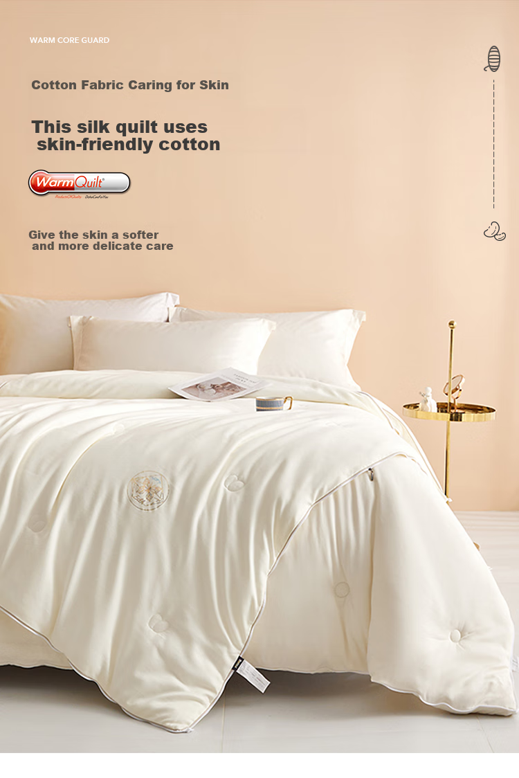 Dohia 100% Silk, 51% Australian Wool Zipper Comforter, All-Season Winter Quilt, Approximately 10.6 Jin (5.3 Kg), 203*229cm 1