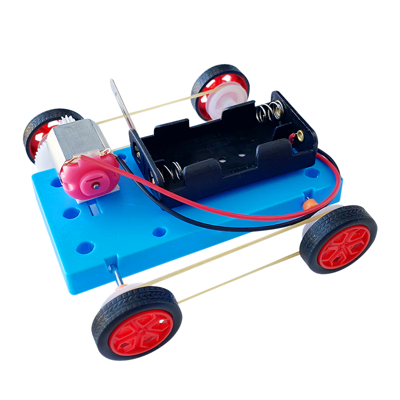 Dayanxiaowa Four-Wheel Drive Car Science Experiment Kit, Student Technology DIY Craft Materials, Children's Toys, Gift for Boys And Girls