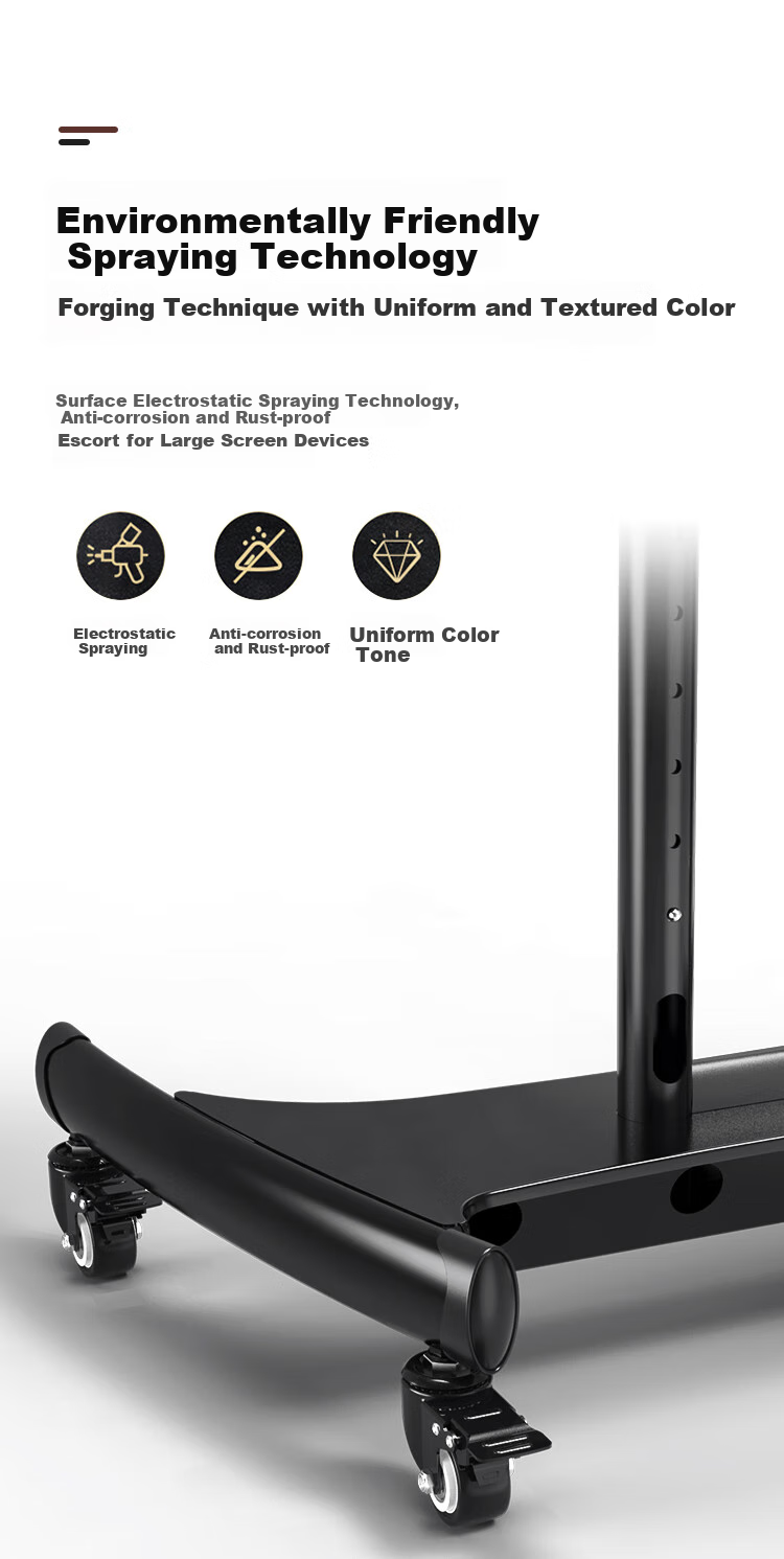 ProPre Mobile TV Stand, Universal Floor-Standing TV Mount for 32-75 Inches, TV Cart, Video Conference Display Screen Trolley, All-Purpose 3