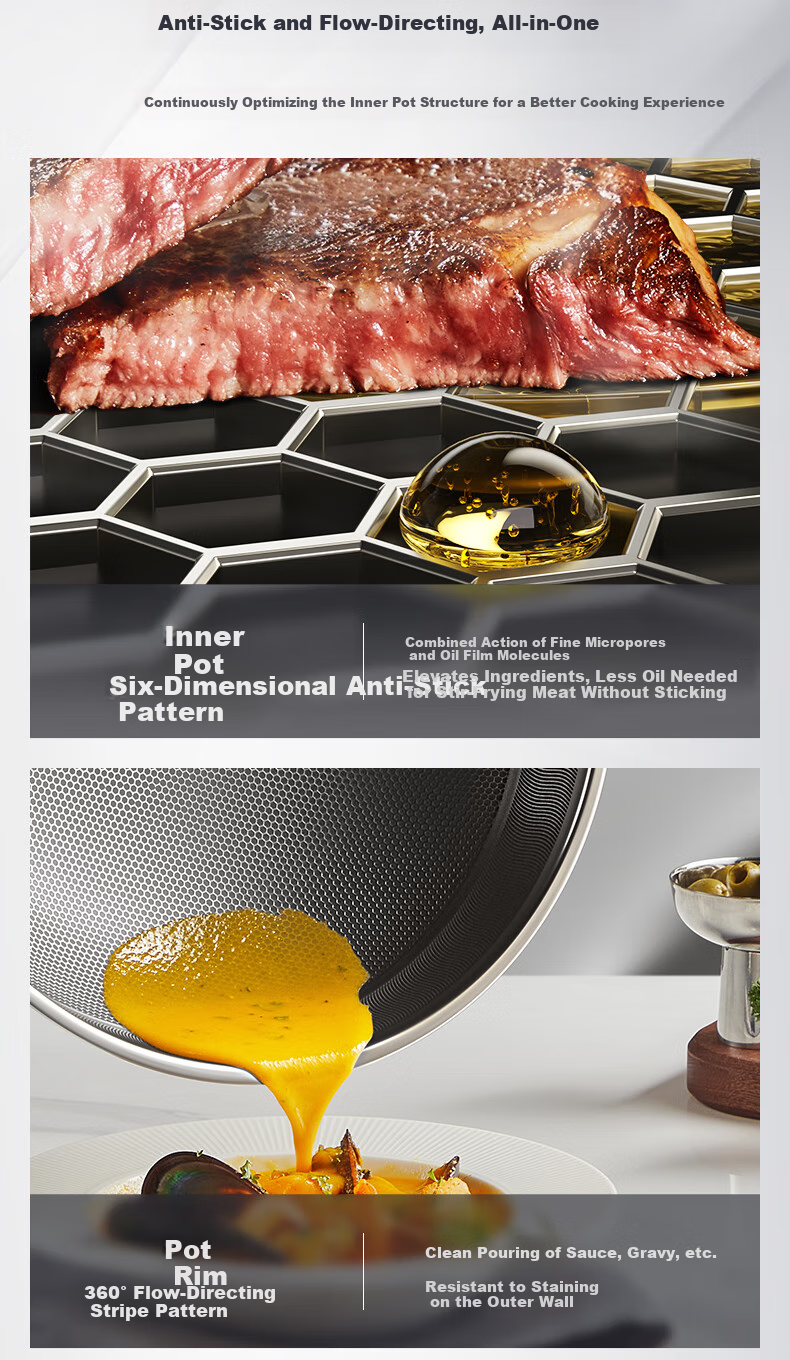 SUPOR Pure Titanium Wok, Non-Coated Non-Stick Pan, 32cm Stainless Steel Wok for Home Use, Compatible with Induction Cooker And Open Flame, Cooking Pan CC32T1 11