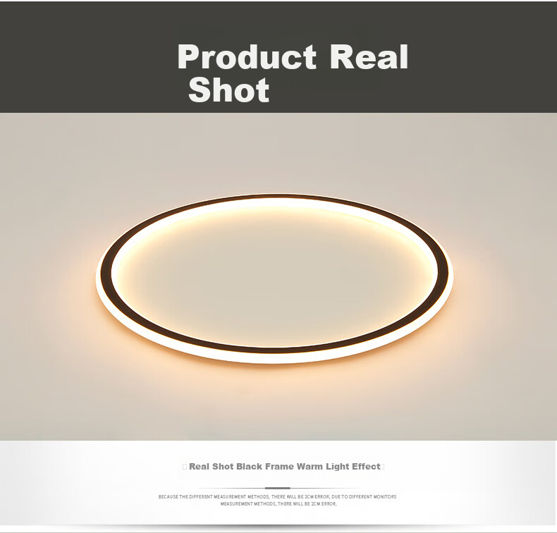 Dengling Minimalist Bedroom Ceiling Light, Full Spectrum Eye Protection, Anti-Blue Light, Ultra-Thin Round Nordic Simple Lighting Fixture 22