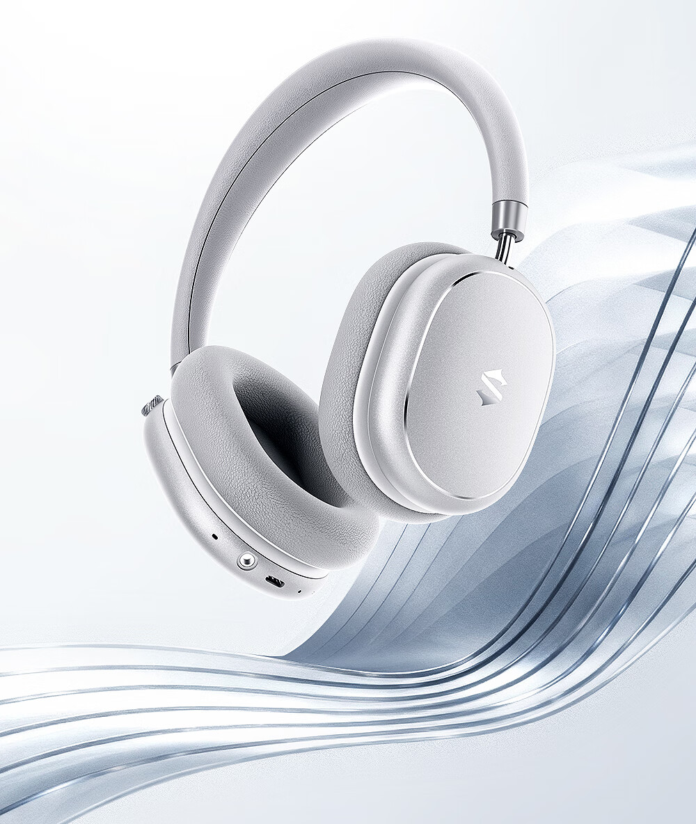 Black Shark Studio Spatial Audio Edition True 52dB Noise-Cancelling Over-Ear Bluetooth Headphones [National Subsidy] 155H Long Battery Life High-Quality Gaming Headset Compatible with Apple Huawei Xia 2
