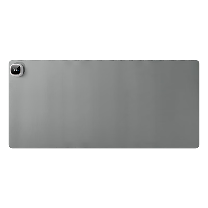 Deli Partition Heated Mouse Pad Heated Desk Mat Warm Desk Mat Extra Large Extended Heating Desk Mat Student Writing Desk Office Computer Desktop Electric Heating Pad Gray 90*42cm