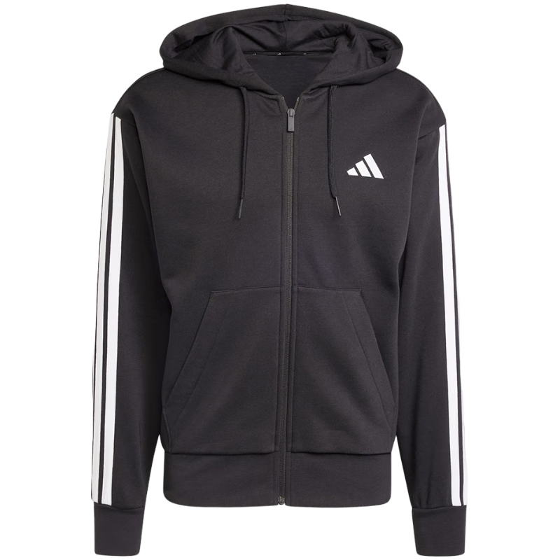 Adidas Men's Sports Style M 3S FL FZ HD Knit Jacket JD1870 Black M