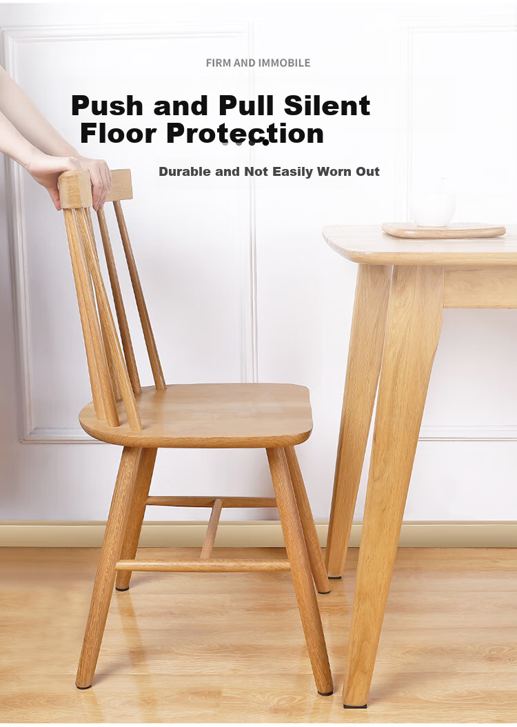 Hujia Table And Chair Foot Pads, 52 Pieces Self-Adhesive Non-Slip Stickers, Quiet Wear-Resistant Furniture Protection Pads, Multiple Sizes Available 4