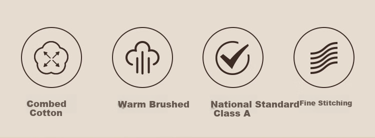 JD Original Puffy Warm Plaid Fiber Comforter, 100% Virgin Fiber Quilt, Winter Class A Warm Duvet Insert, Brown, 2x2.3m 3