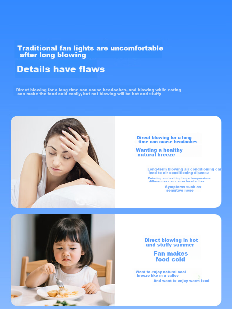 HSOS AI Voice-Controlled Smart Invisible Fan Light for Bedroom And Dining Room, Ceiling-Mounted Quiet Variable-Speed Electric Fan Pendant Light 6