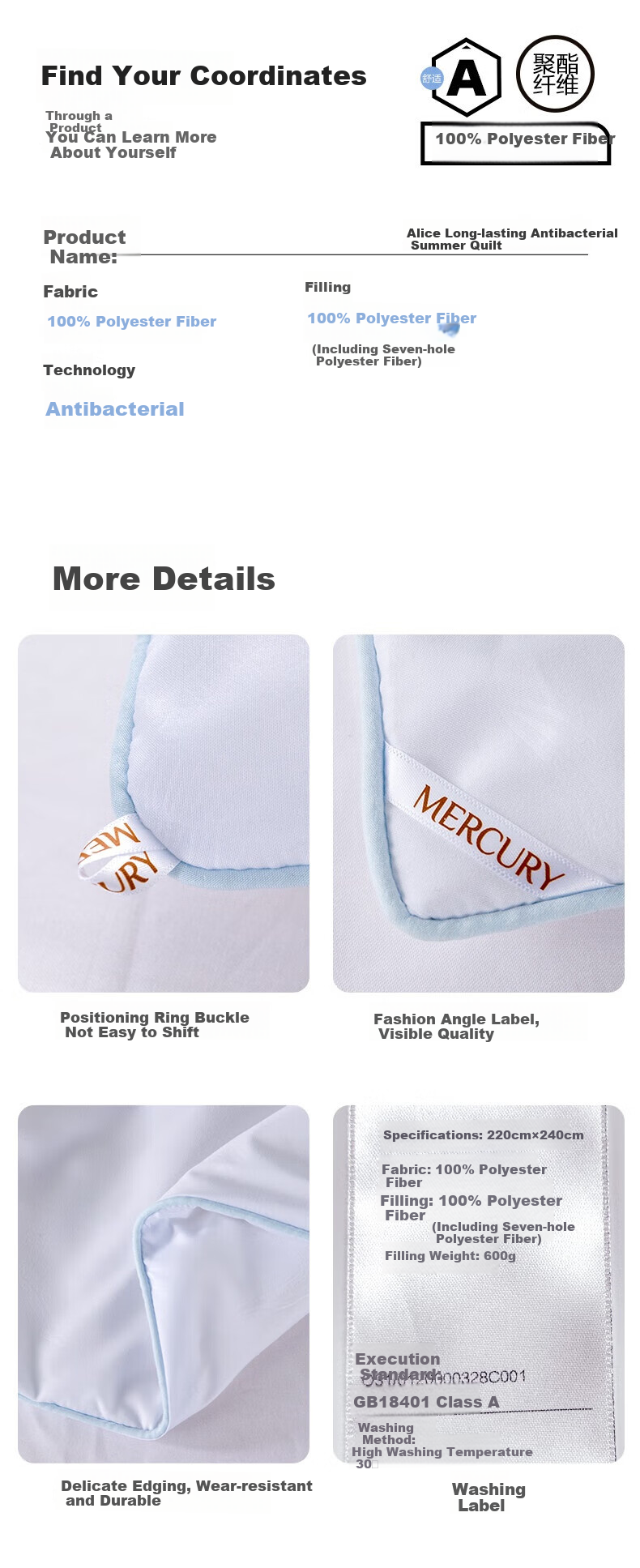 Shuixingjiafang Quilt, Air Conditioning Blanket, Summer Cool Quilt, Class A, Seven-Hole Fiber, Double Bed Summer Quilt, Approximately 3.6 Jin, 220*240cm, Pink 16