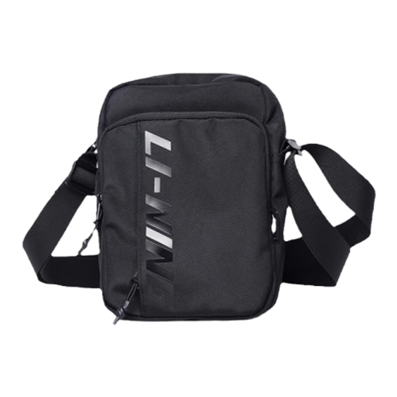 Li-Ning Waist Bag Crossbody Sports Cycling Running Fitness Phone Waist Pack Large Capacity Women's Outdoor Shoulder Chest Bag, Black
