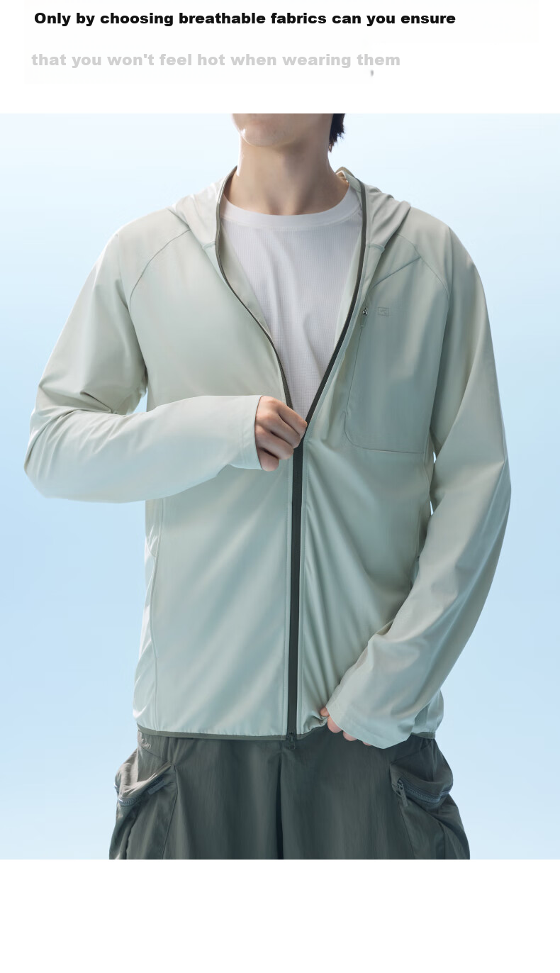 Jiao Nei Liang Pi 302UV Pro Men's Hardcore Sunscreen Jacket UV Protection Summer Ice Silk Thin Skin Jacket 10