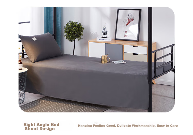 Wuyingongfang Student Dormitory Bedding Set for 0.9/1.2m Bed, Complete Set Including Bed Sheet, Three-Piece Set, Sky Blue 9