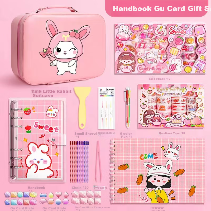 Beimuxing Children's Guka Planner Notebook Gift Set, Girls' Toys for Ages 6-10, Birthday Gifts for Girls, Planner Stickers 5
