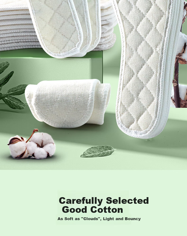 Buyun [11 Pairs] Deodorizing Insoles for Men And Women, Breathable Sweat-Absorbing Odor-Eliminating Insoles for Sports, Military Training, Leather Shoes, White 2