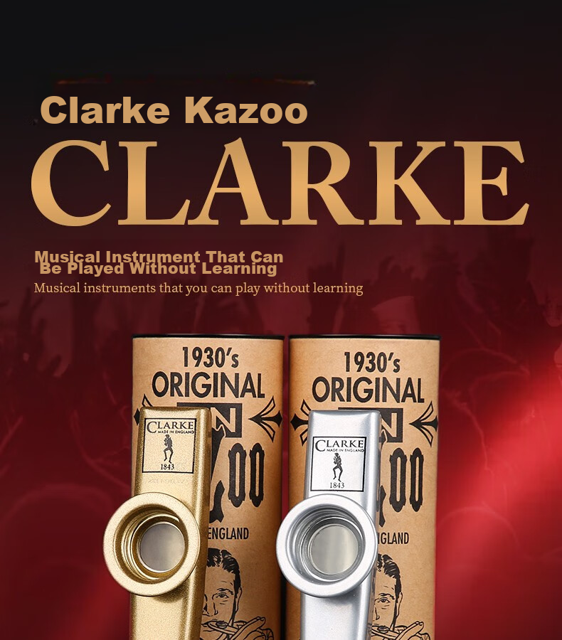 CLARKE Clarinet, Saxophone, Metal Performance Grade, Original Imported from UK, Guitar Accompaniment Instrument 1