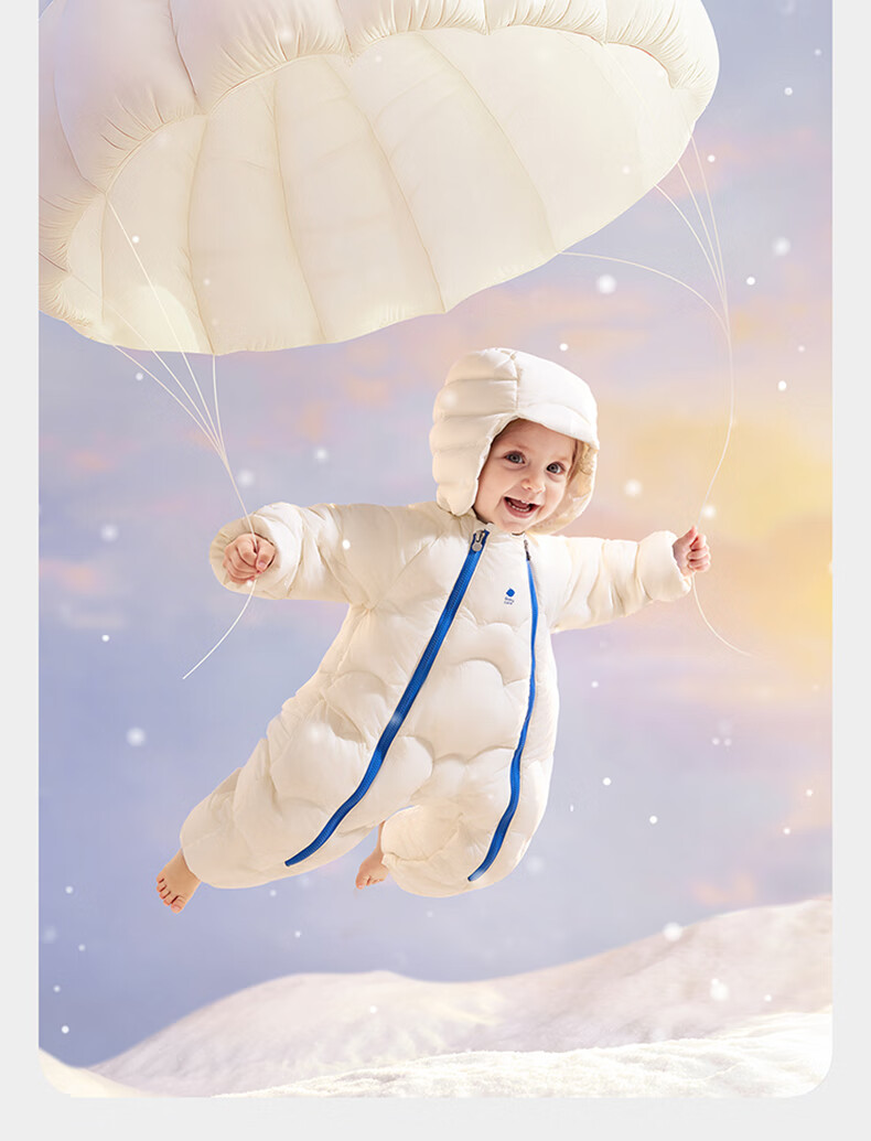 Babycare Kids Down Jacket Autumn Winter White Duck Down Warm Children's Lightweight Outerwear Baby Romper Mint Sky 80 11