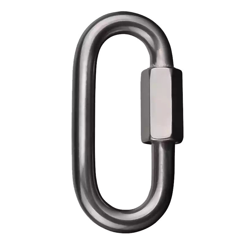 Locroyon 988 Stainless Steel Quick-Link Carabiner, Connecting Buckle, Nut Buckle, Carabiner Buckle, Chain Buckle, Rappelling And Rock Climbing Quick-Release Main Lock