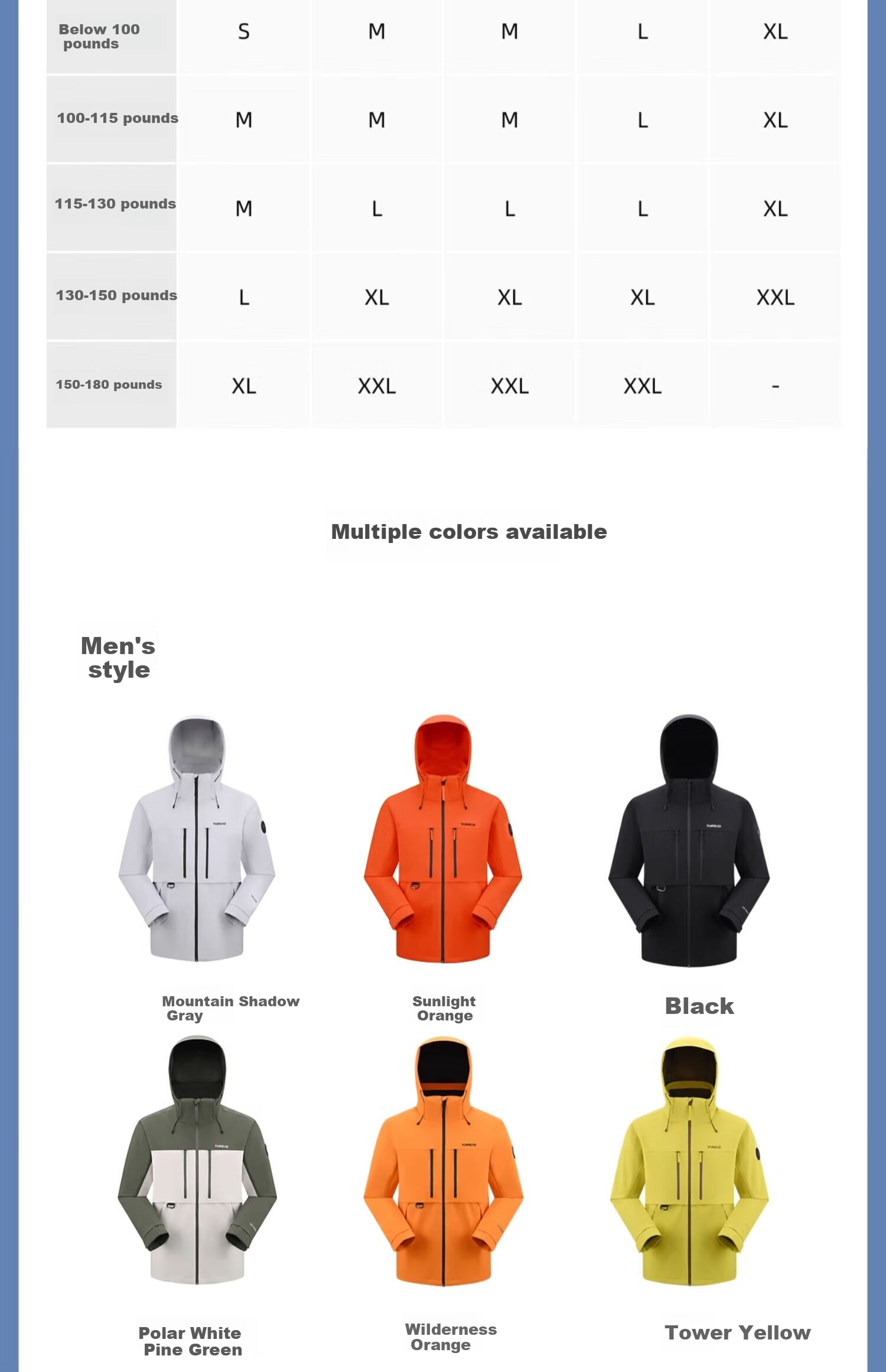 TOREAD Three-In Outdoor Professional Waterproof Windproof Mountaineering Jacket Hiking Coat, Black Men's XL 14