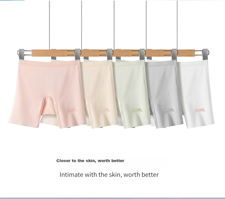 Yalu Children's Safety Shorts, Girls' Anti-Exposure Summer Two-In Underwear, Baby Student Protective Underpants for Girls 2
