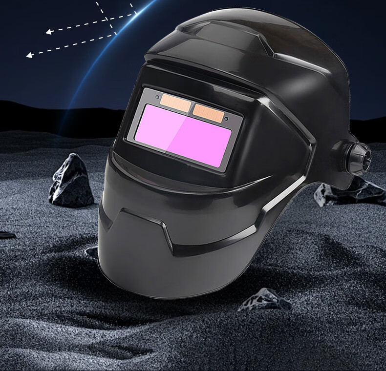 WOLSGIN Auto-Darkening Welding Helmet Welding Mask Protective Hood True Color Auto-Darkening Integrated Welding Helmet 6