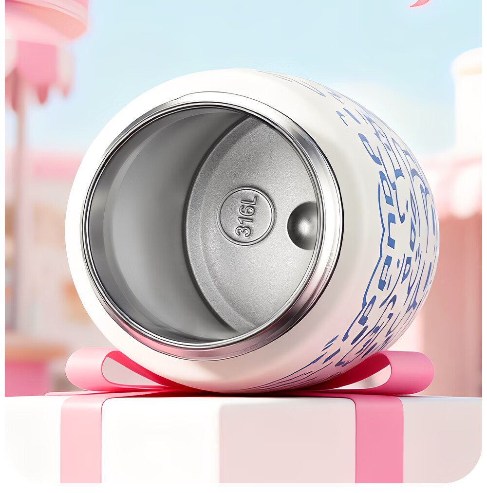 FGA Fugang Children's Insulated Bottle 316L Stainless Steel Large Capacity Straw Cup for Boys and Girls Students School Use 11