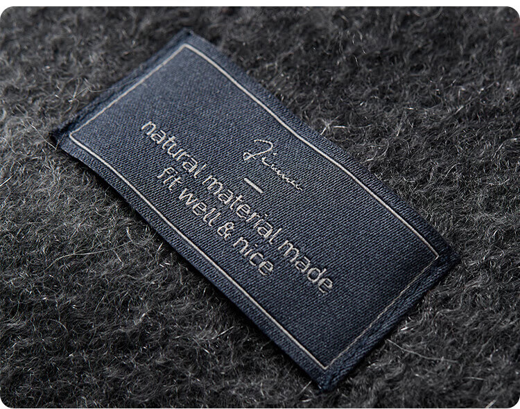 JIUMU Pure Wool Scarf for Men Autumn Winter Warm Neck Warmer Gift Box for Father's Day Birthday 18