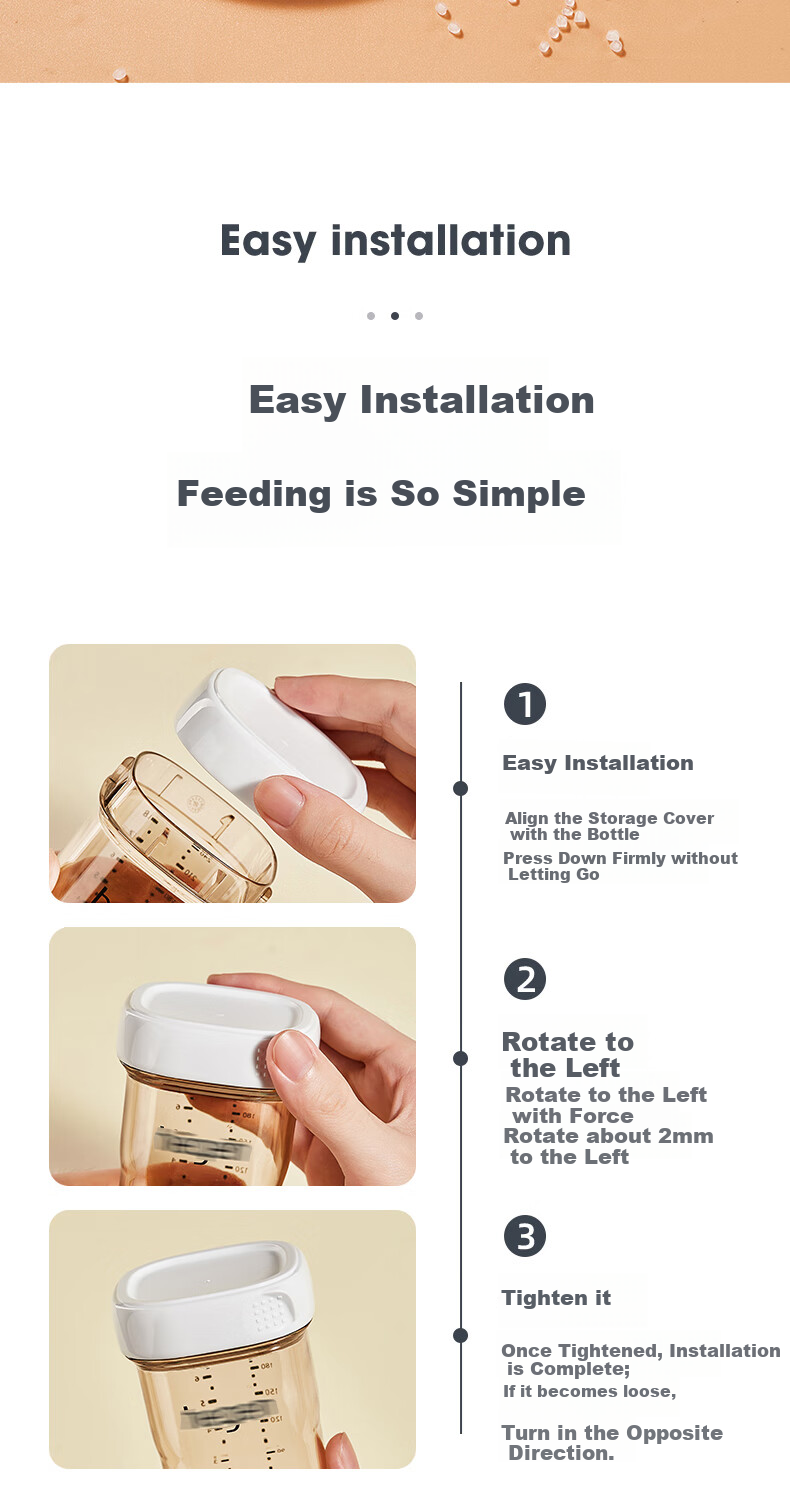 Anpei Square Bottle Straw, for Ages 6 Months And Above, Bottle Accessory (Suitable for Hegens Various Square Bottles) 9