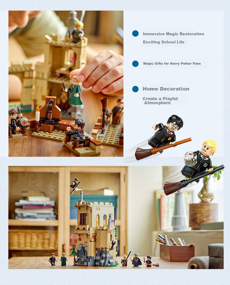 LEGO Harry Potter 76447 Hogwarts Castle Flying Course Building Set, Boys And Girls Children's Toy, Birthday Gift 9
